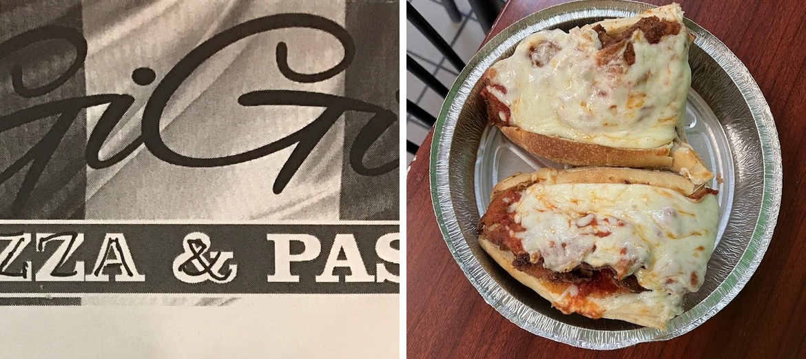 Gigi's Pizza and Pasta Menu